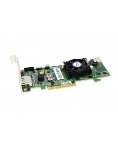 ARECA 4port 6Gb/s SAS PCIe x8 RAID Card, 1GB Cache, 1x...