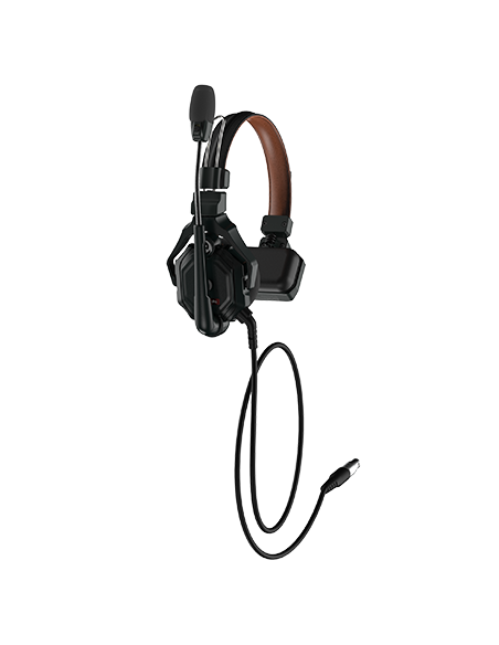 Hollyland Auriculares para base con cable Solidcom C1 PRO Cancelación Ruido con accesorios