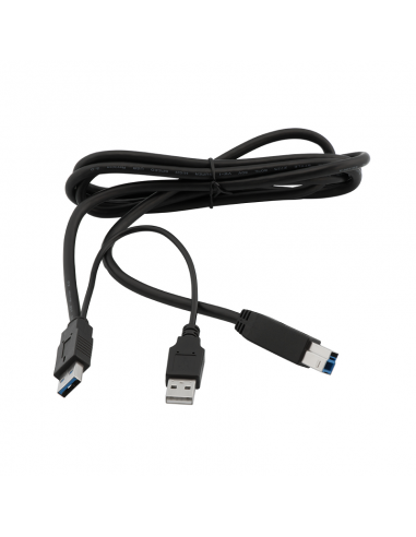 Overland USB 3.0, cable en Y int/ext, 1,5M (tipoA/tipo B)