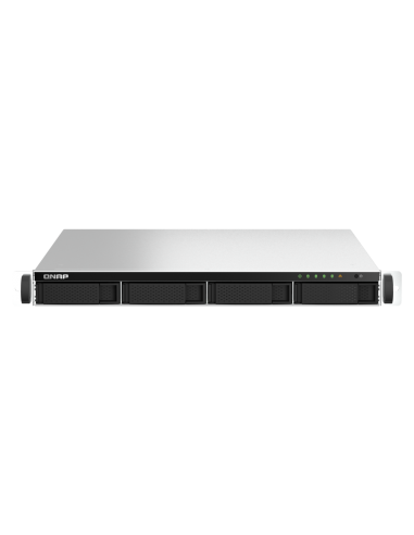QNAP 1U 4-bay rackmount NAS, quad-core CPU, 8GB...