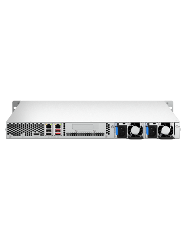 QNAP 1U 4-bay rackmount NAS, quad-core CPU, 8GB...