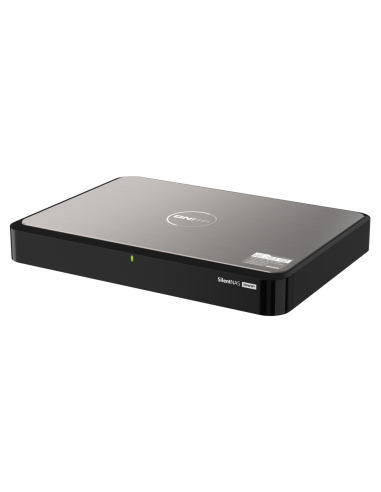 QNAP Fanless 2-bay desktop NAS, quad-core, 8GB RAM, 2.5GbE, HDMI, USB 3.2