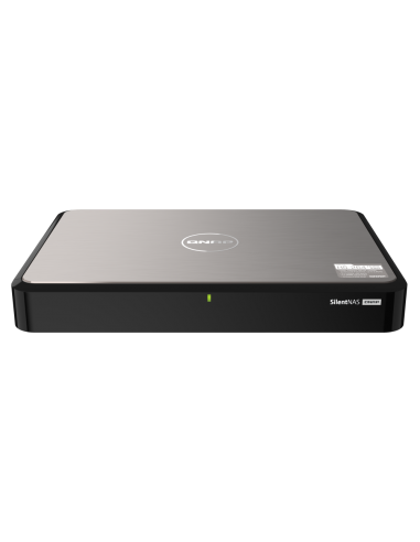 QNAP Fanless 2-bay desktop NAS, quad-core, 8GB...