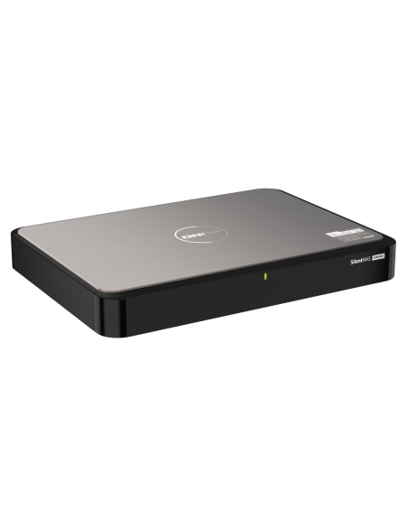 QNAP Fanless 2-bay desktop NAS, quad-core, 8GB RAM, 2.5GbE, HDMI, USB 3.2