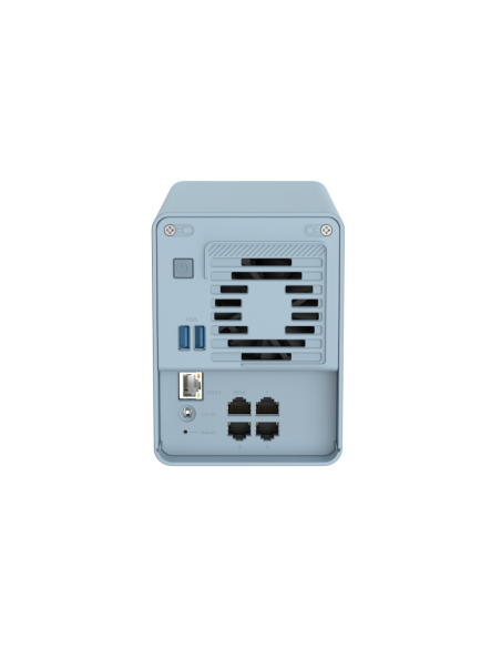 QNAP QMiroPlus-201W  WiFi Mesh Tri-band home SD-WAN router with 2 x 2.5 SSD hardisk and QTS