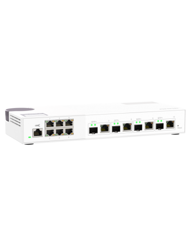 QNAP QSW-M2106-4C, 6x2.5Gbps, 4x10Gbps SFP+/NBASE-T, web managed switch