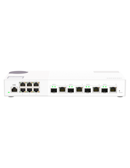 QNAP QSW-M2106-4C, 6 x 2.5Gbps, 4 x 10Gbps SFP+/NBASE-T, web managed switch