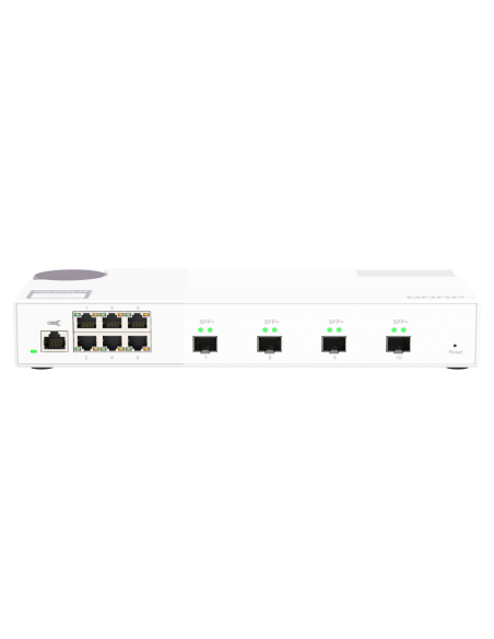 QNAP QSW-M2108-2S, 6x2.5Gbps, 4x10Gbps SFP+, web managed switch