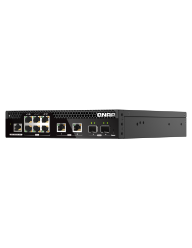 QNAP QSW-M2106R-2S2T, 6x2.5Gbps, 2x10GbE SFP+,...