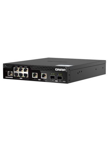 QNAP QSW-M2106R-2S2T, 6x2.5Gbps, 2x10GbE SFP+,...