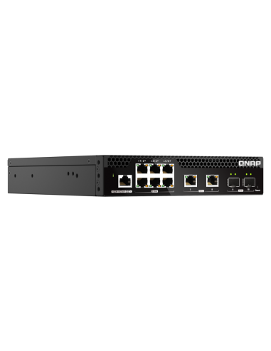 QNAP QSW-M2106R-2S2T, 6x2.5Gbps, 2x10GbE SFP+,...