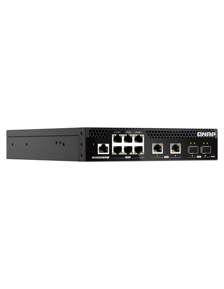 QNAP QSW-M2106R-2S2T, 6x2.5Gbps, 2x10GbE SFP+, 2x10GbE RJ45, web managed switch