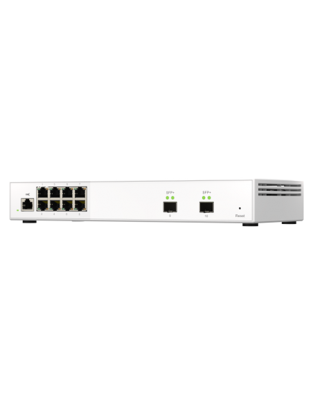 QNAP QSW-M2108-2S: 8 port 2.5Gbps, 2 port 10Gbps SFP+, web managed switch