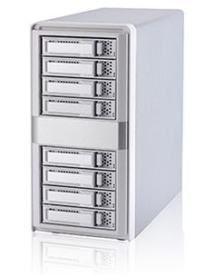 Cabina externa Areca 12Gb/s miniSAS 220W PSU, para 8 HDDs, 2x SFF-8644