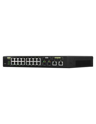 QNAP QSW-M2116P-2T2S: 16 port 2.5GbE PoE RJ45,...