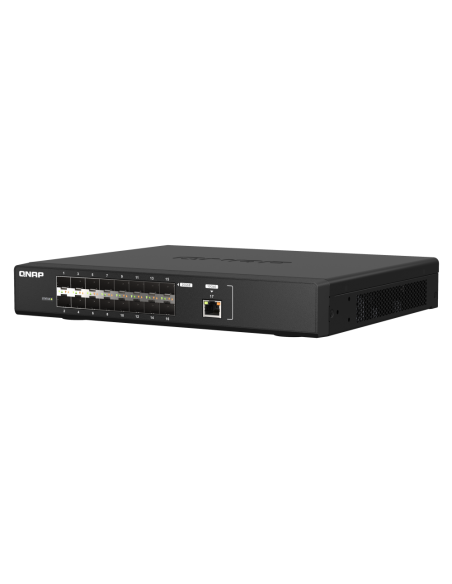 QNAP QSW-M2116P-2T2S: 16 port 2.5GbE PoE RJ45, 2 port 10GbE SFP+, web managed switch