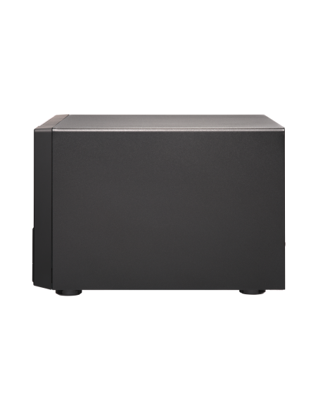 QNAP 8-bay desktop SATA JBOD, with QXP-800eS-A1164 PCIe card and SAS/SATA cables.