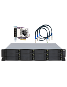 QNAP 12-bay 2U rackmount SATA JBOD, redundant PSU, with... 2