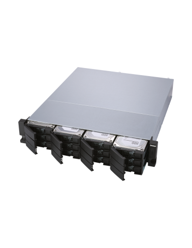 QNAP 12-bay 2U rackmount SATA JBOD, redundant...