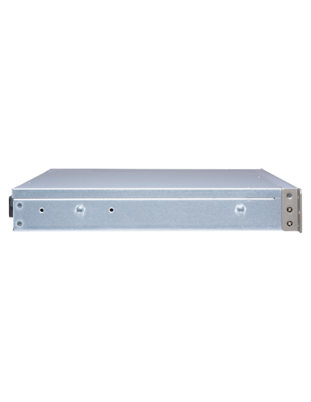 QNAP 4-bay 1U rackmount SATA JBOD, with QXP-400eS-A1164 PCIe card and SAS/SATA cable.