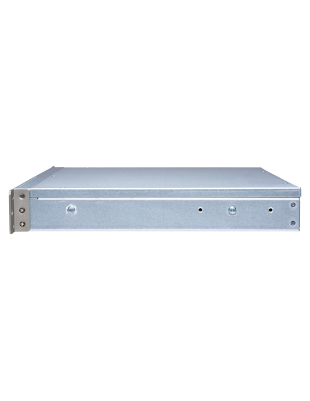 QNAP 4-bay 1U rackmount SATA JBOD, with QXP-400eS-A1164 PCIe card and SAS/SATA cable.