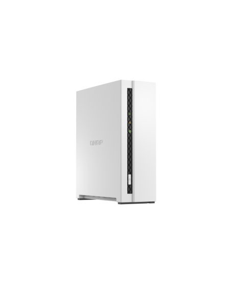 QNAP 1 bay ARM 4C 1.8GHz, 1 x SATA 6Gb/s 3.5/2.5, 2GB RAM, 1 x GbE, 1 x USB3.2 Gen1 and 1 x USB2.0