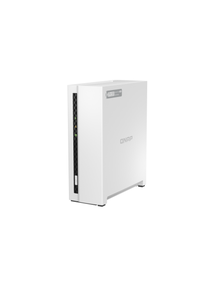 QNAP 1 bay ARM 4C 1.8GHz, 1 x SATA 6Gb/s 3.5/2.5, 2GB RAM, 1 x GbE, 1 x USB3.2 Gen1 and 1 x USB2.0