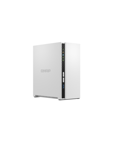 QNAP 2 bay ARM 4C 2.0GHz, 2 x SATA 6Gb/s 3.5/2.5, 2GB RAM, 1 x GbE, 1 x USB3.2 Gen1 and 2 x USB2.0