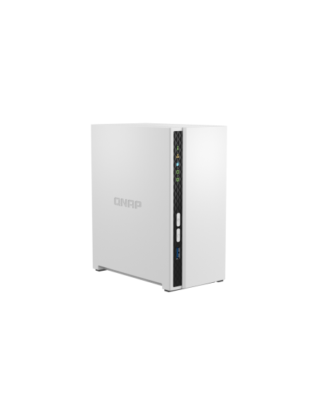 QNAP 2 bay ARM 4C 2.0GHz, 2 x SATA 6Gb/s 3.5/2.5, 2GB RAM, 1 x GbE, 1 x USB3.2 Gen1 and 2 x USB2.0