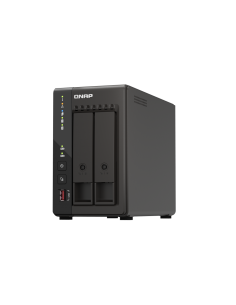 QNAP 2-bay desktop NAS, 8GB RAM, 2x 2.5GbE, 2x HDMI, 2x... 2
