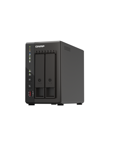 QNAP 2-bay desktop NAS, 8GB RAM, 2x 2.5GbE, 2x...