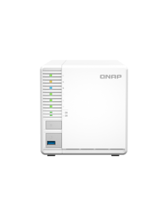 QNAP 3-Bay desktop NAS, quad-core, 8GB RAM, 3x SATA bays,...