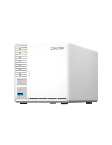 QNAP 3-Bay desktop NAS, quad-core, 8GB RAM, 3x...