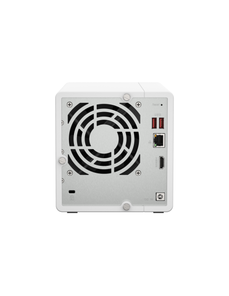 QNAP 3-Bay desktop NAS, quad-core, 8GB RAM, 3x SATA bays, M.2 slots, 2.5GbE, HDMI, USB