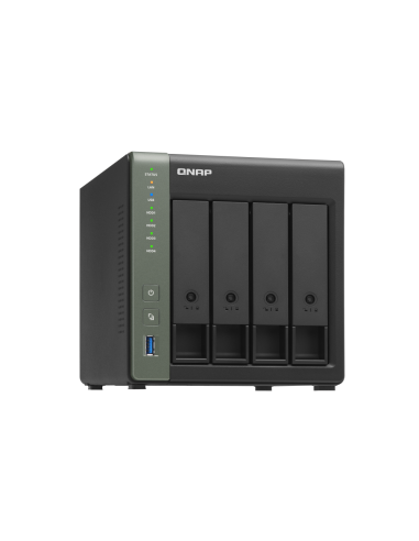 QNAP 4-bay NAS, quad-core, 2GB RAM, 10GbE,...