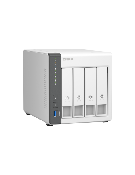 QNAP 4-Bay ARM 4C 2.0GHz, 4 x SATA 6Gb/s 3.5/2.5, 4GB RAM, 1 x GbE, 1 x 2.5GbE, 1 x USB3.2 Gen1 and 2 x USB2.0