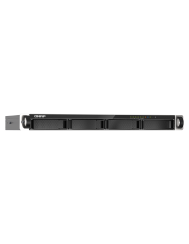 QNAP 4-bay 1U NAS, 64-bit quad-core, 4GB RAM,...
