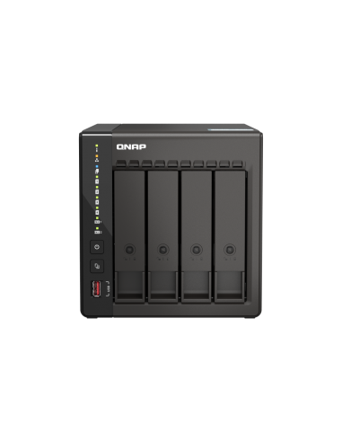 QNAP 4-bay desktop NAS, 8GB RAM, 2x 2.5GbE, 2x...