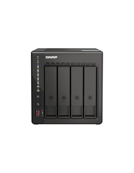 QNAP 4-bay desktop NAS, 8GB RAM, 2x 2.5GbE, 2x HDMI, 2x M.2, long term supply