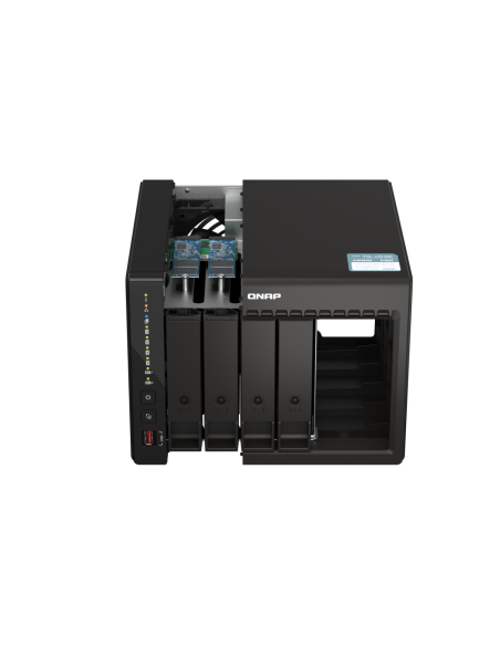 QNAP 4-bay desktop NAS, 8GB RAM, 2x 2.5GbE, 2x HDMI, 2x M.2, long term supply