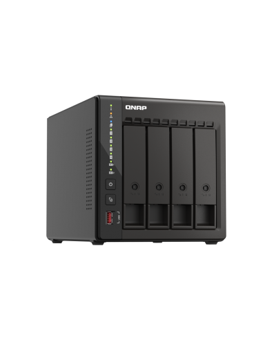 QNAP 4-bay desktop NAS, 8GB RAM, 2x 2.5GbE, 2x...