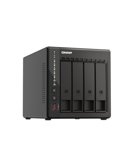 QNAP 4-bay desktop NAS, 8GB RAM, 2x 2.5GbE, 2x HDMI, 2x M.2, long term supply