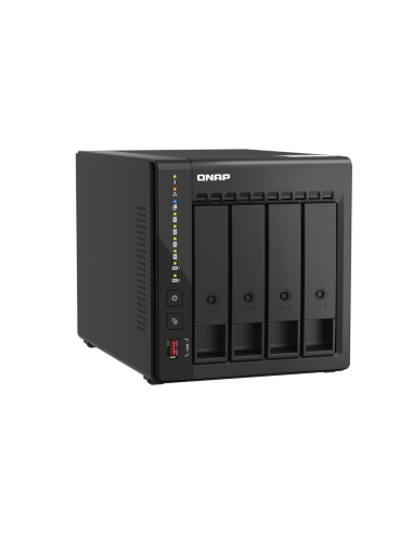 QNAP 4-bay desktop NAS, 8GB RAM, 2x 2.5GbE, 2x...