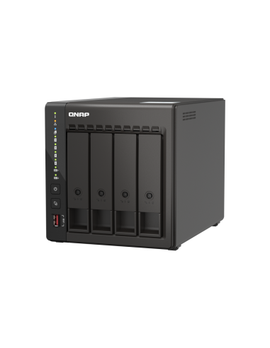 QNAP 4-bay desktop NAS, 8GB RAM, 2x 2.5GbE, 2x...