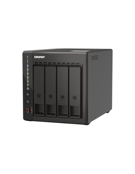 QNAP 4-bay desktop NAS, 8GB RAM, 2x 2.5GbE, 2x HDMI, 2x M.2, long term supply