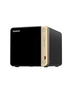 QNAP 4-Bay desktop NAS, Intel Celeron quad-core, 8GB RAM,...