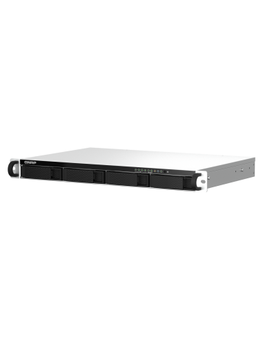 QNAP 1U 4-bay rackmount NAS, quad-core CPU, 8GB...