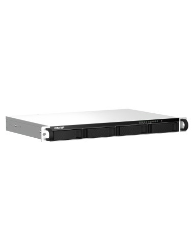 QNAP 1U 4-bay rackmount NAS, quad-core CPU, 8GB...