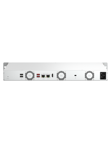 QNAP 1U 4-bay rackmount NAS, quad-core CPU, 8GB...