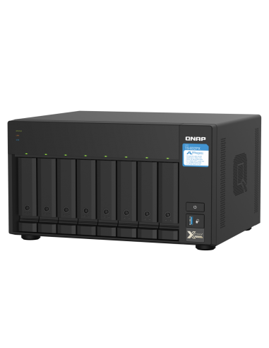 QNAP 8-bay NAS, 64-bit quad-core, 4GB RAM,...